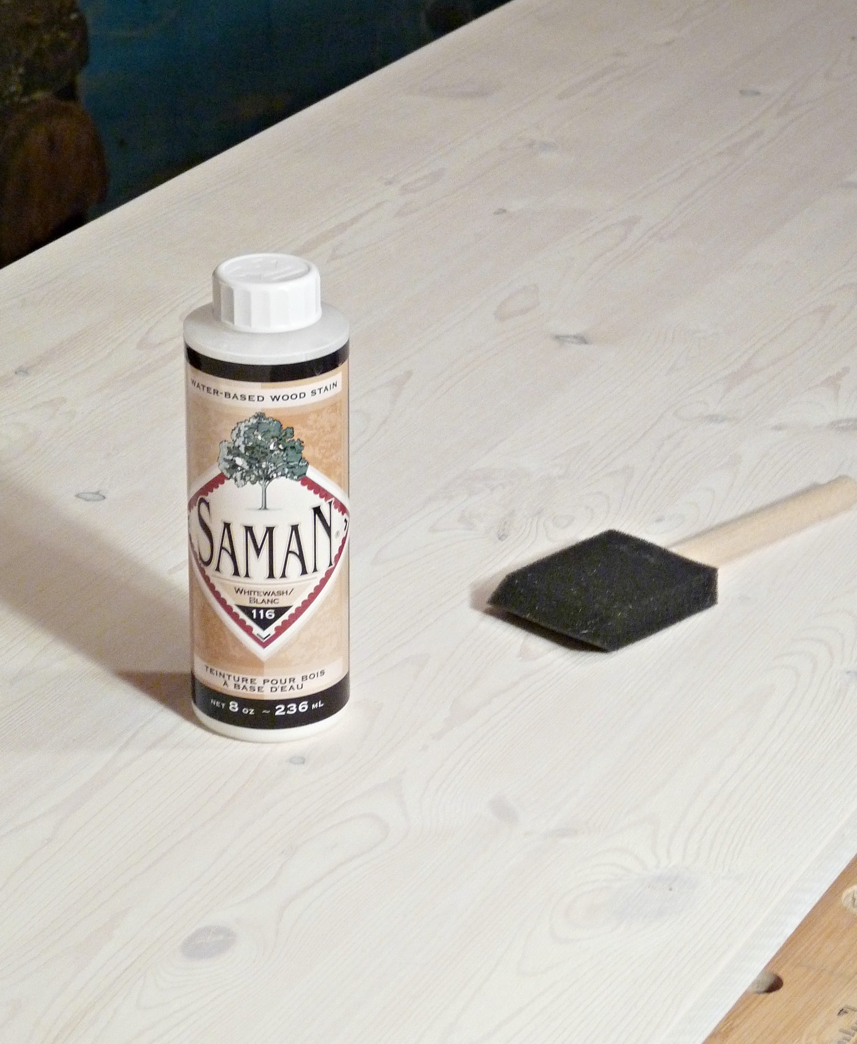 How to Stain Wood with Water Based Stain – Easy DIY Desk Top