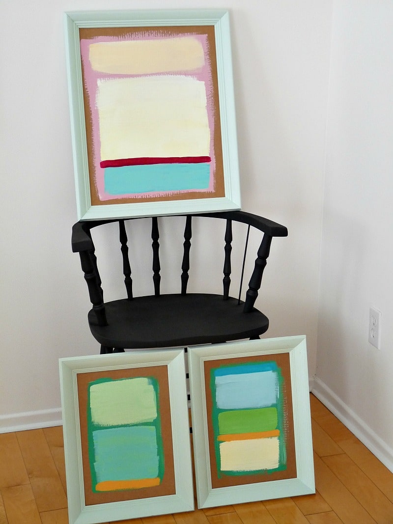 Make Simple and Pretty Rothko-Inspired Cardboard Art