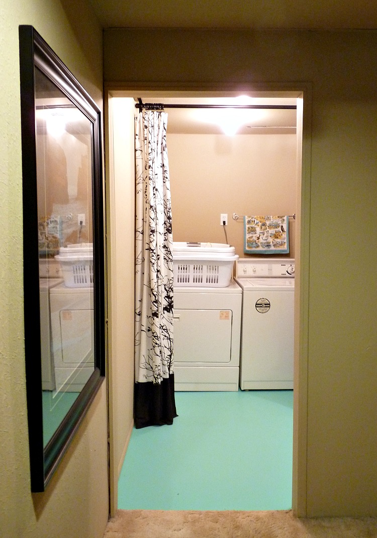 Small Budget Laundry Room Makeover Before and After