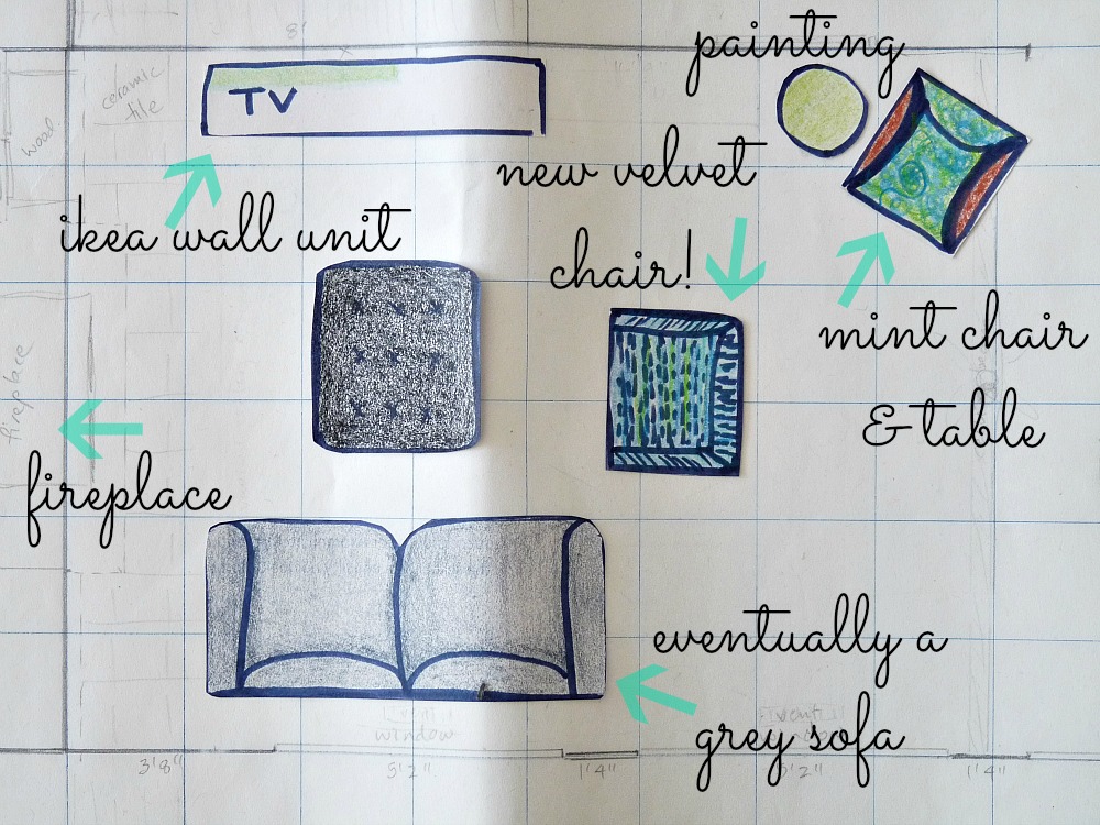 How to Make an Old Fashioned Floor Plan with Graph Paper