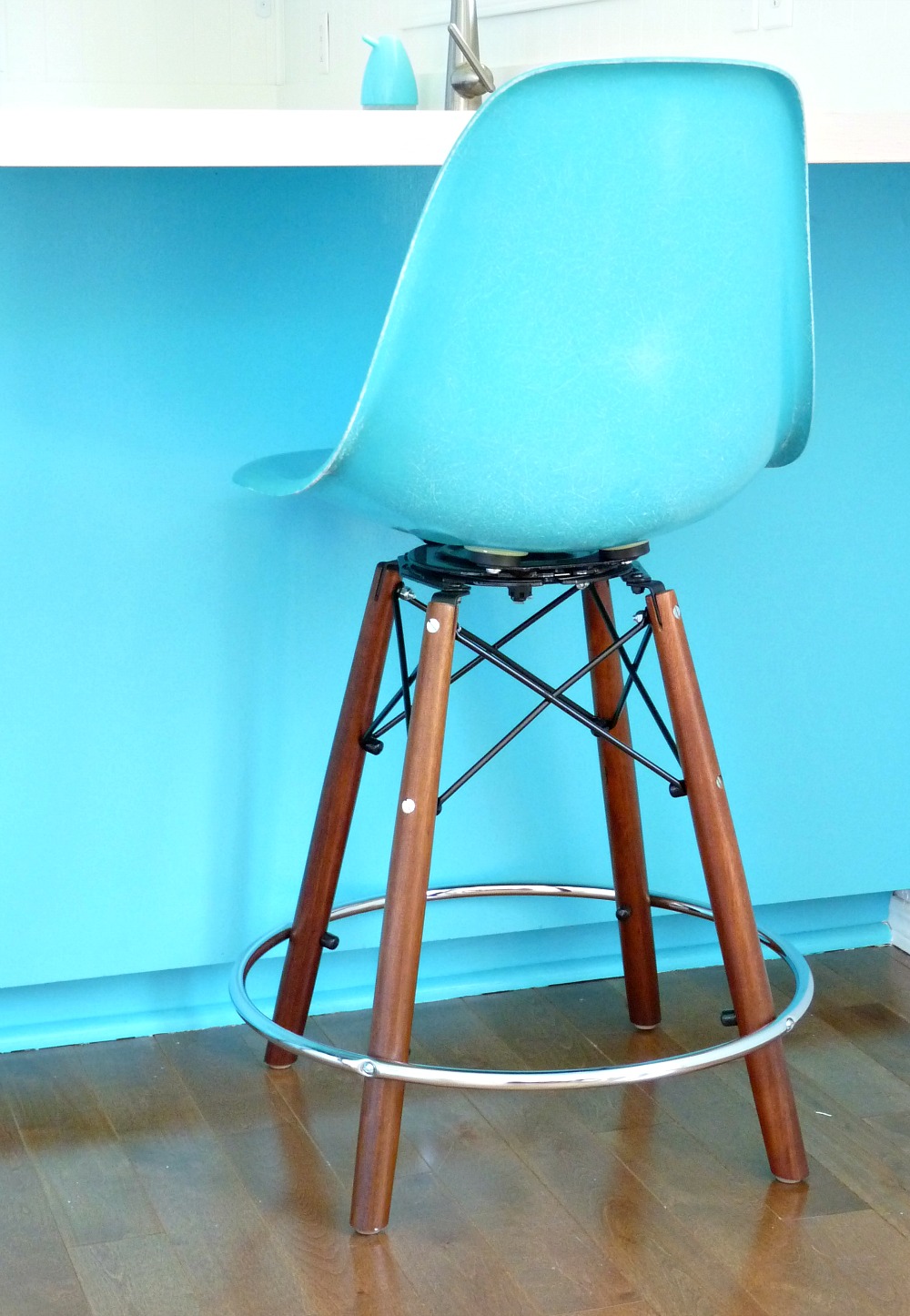 Kitchen Progress: Side Shell Stools from Modernica