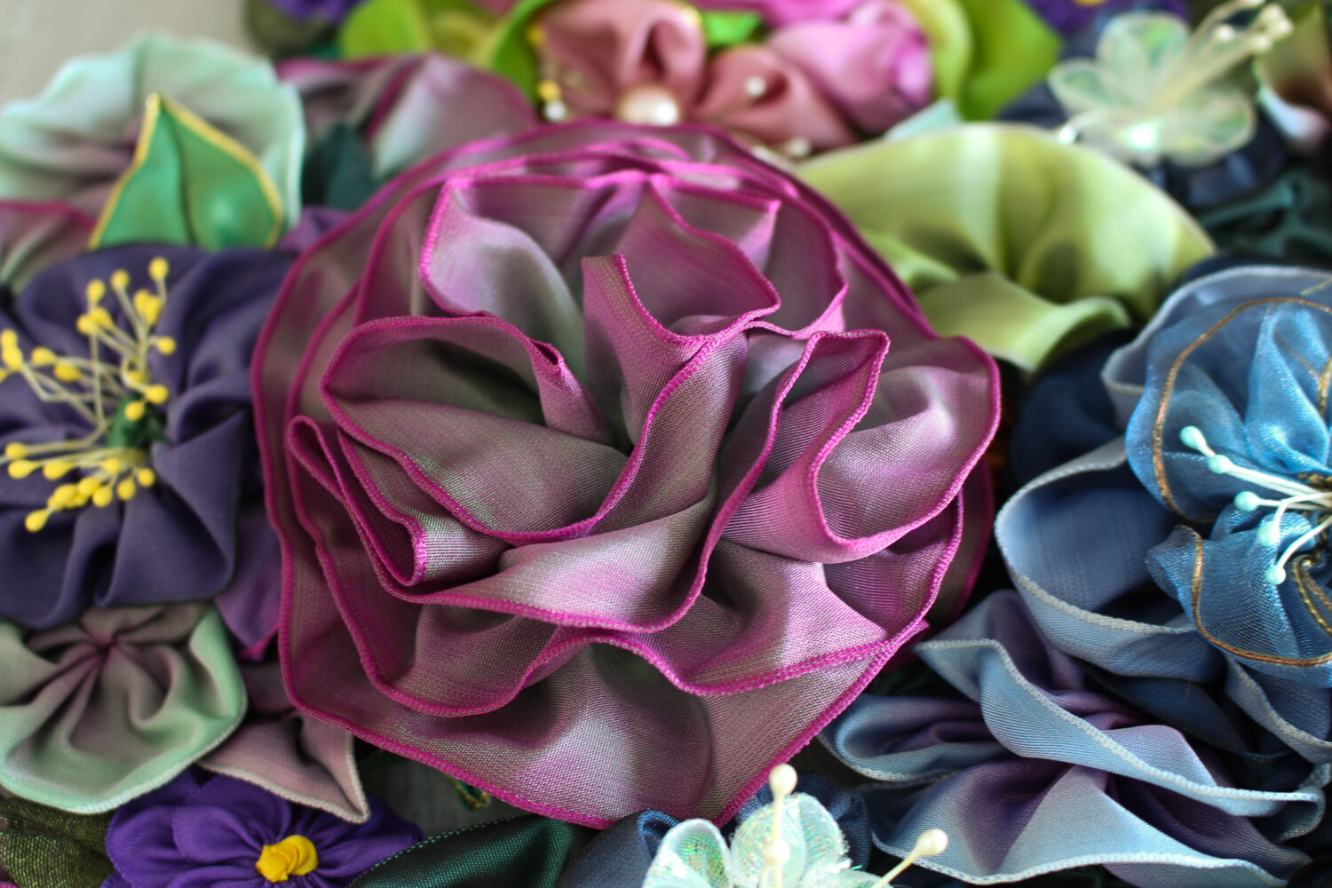 How to Make a Ribbon Rose with Wired Ribbon