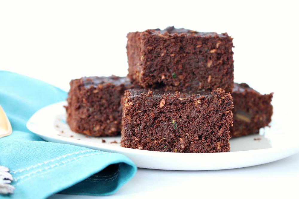 Zucchini Brownie Recipe with Protein Powder