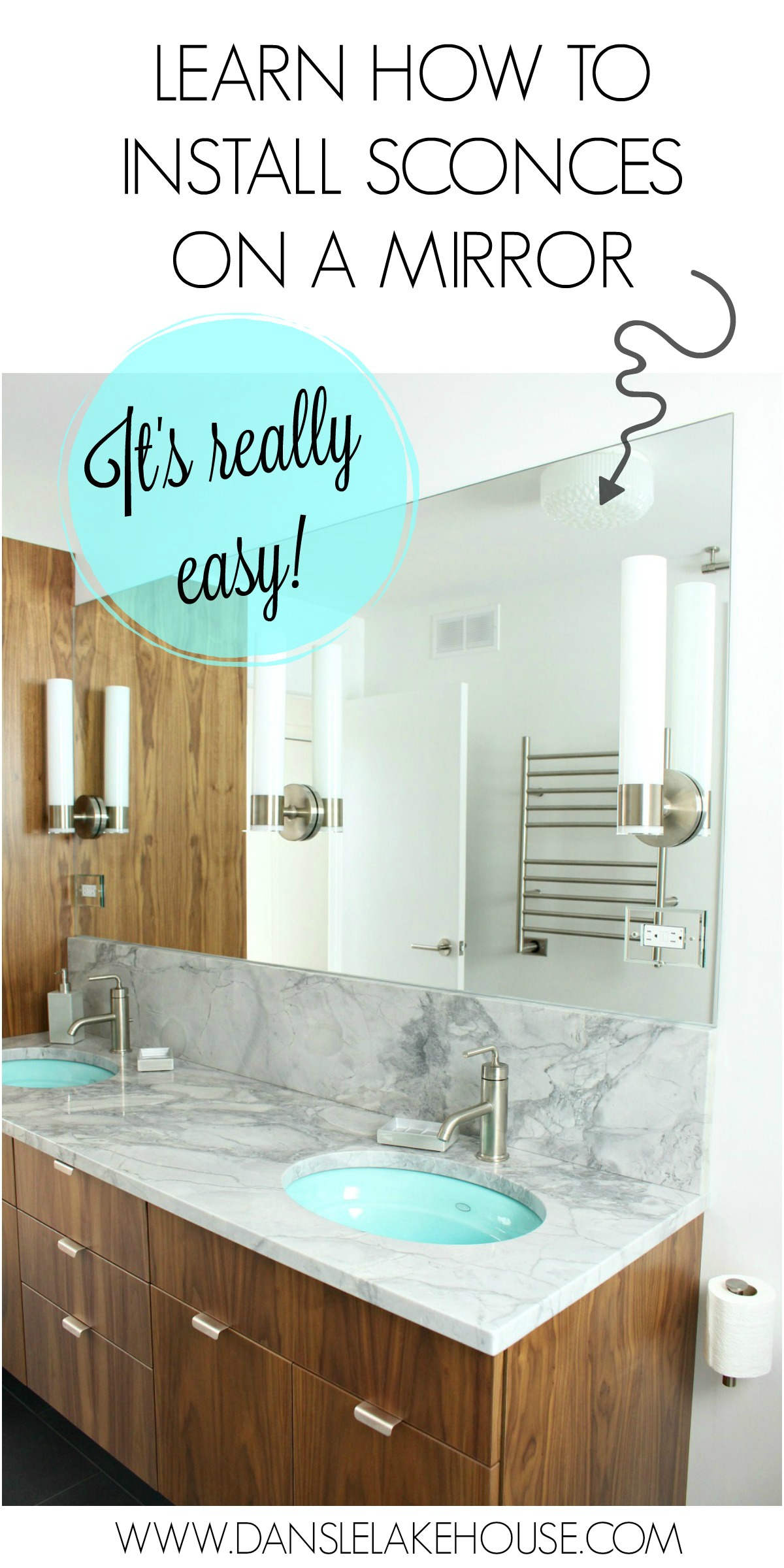 How To Install Sconces On A Mirror