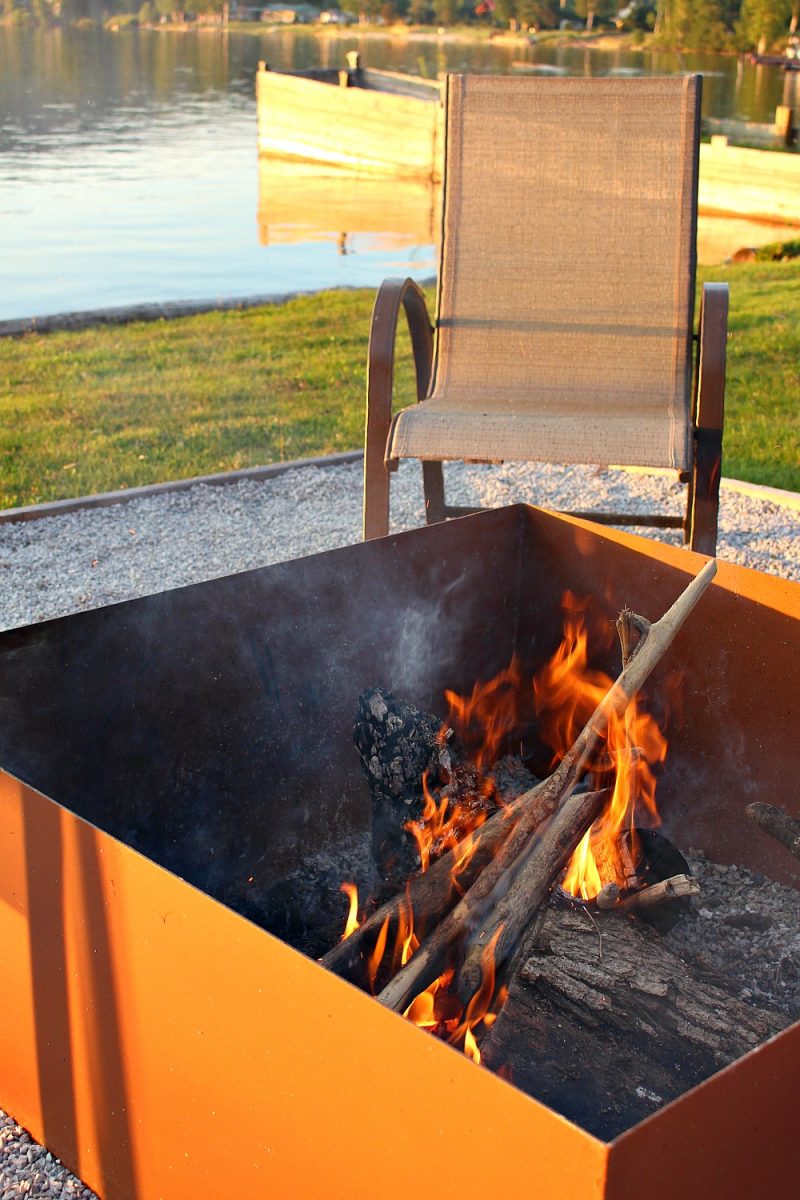 Welded DIY Fire Pit | Modern Fire Pit Makeover