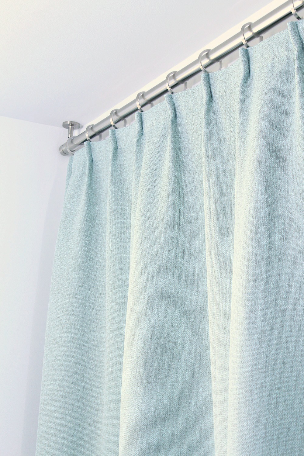 Bathroom Update Ceiling Mounted Shower Curtain Rod