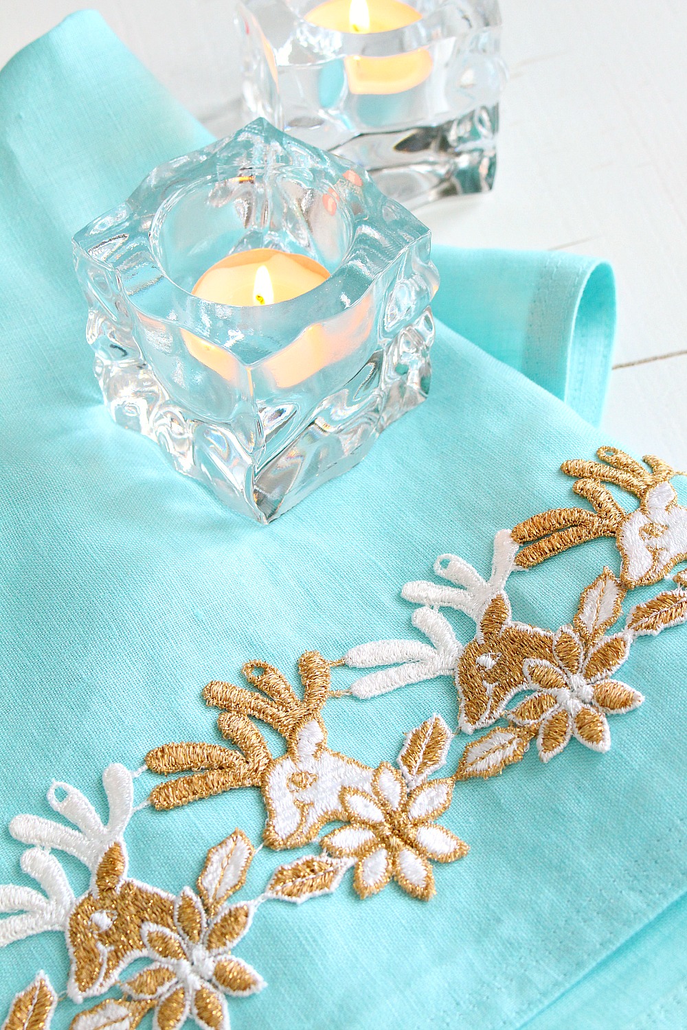 DIY Christmas Tea Towel