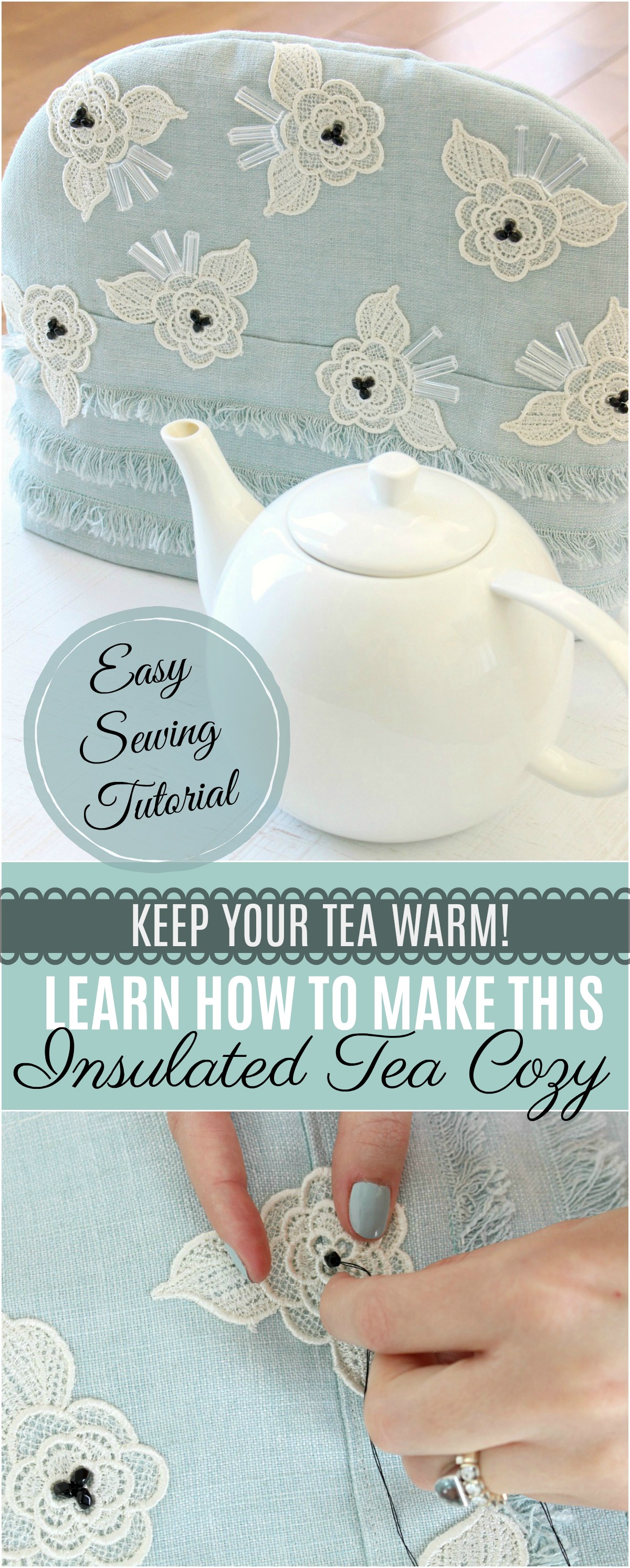 DIY tea cozy tutorial
