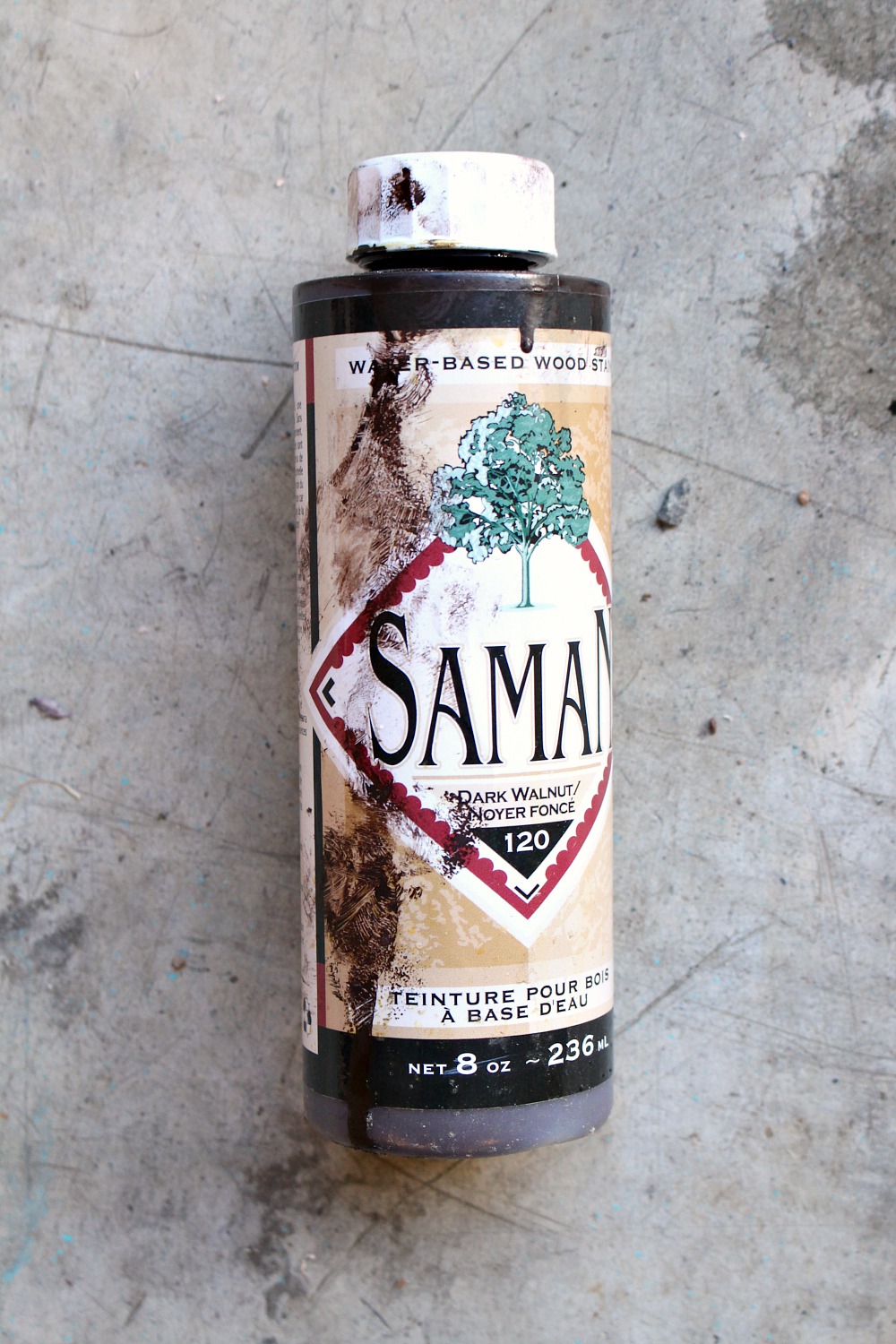 Saman Water-Based Stain Dark Walnut