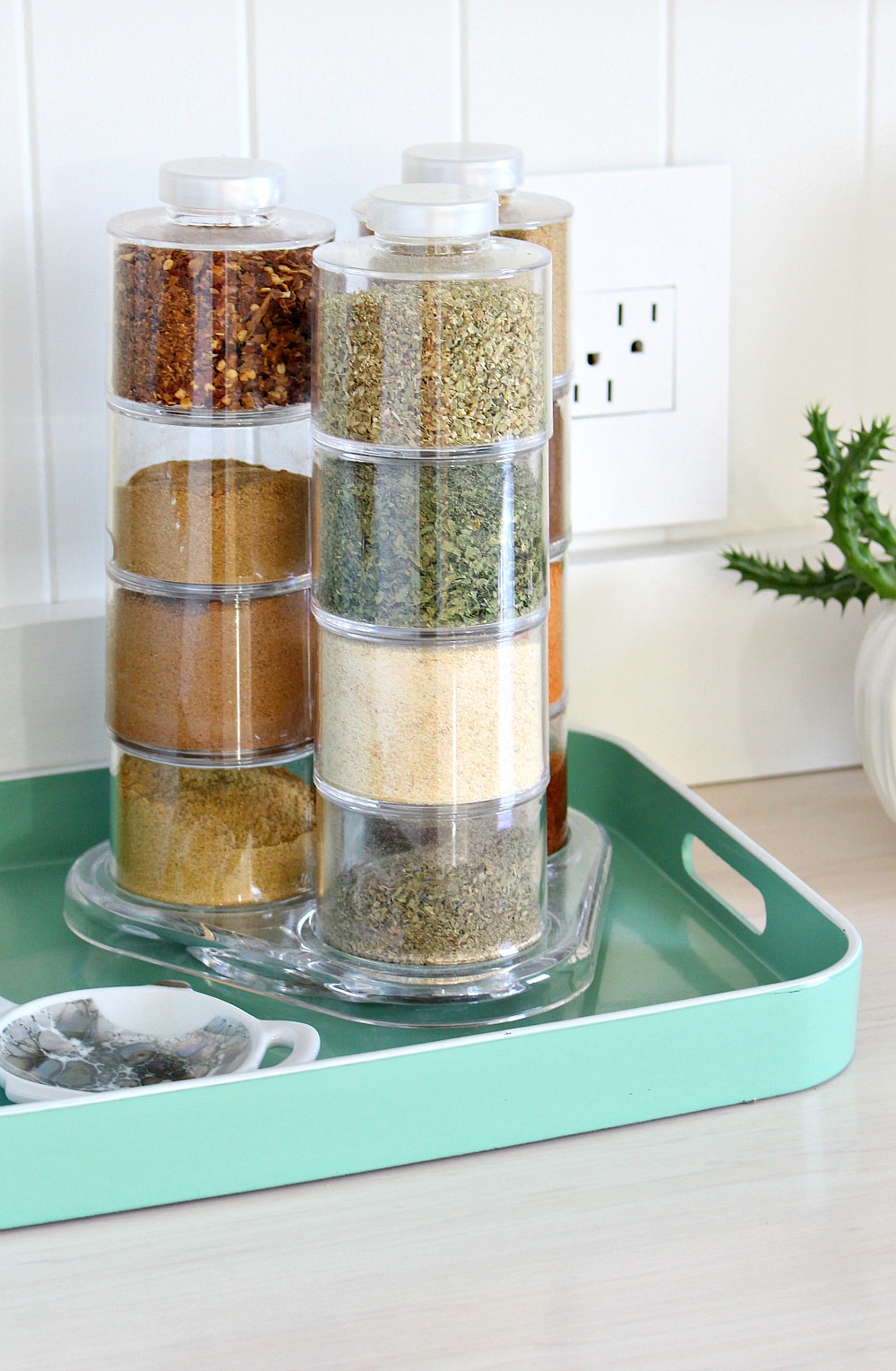 Modern Spice Tower Rack Storage