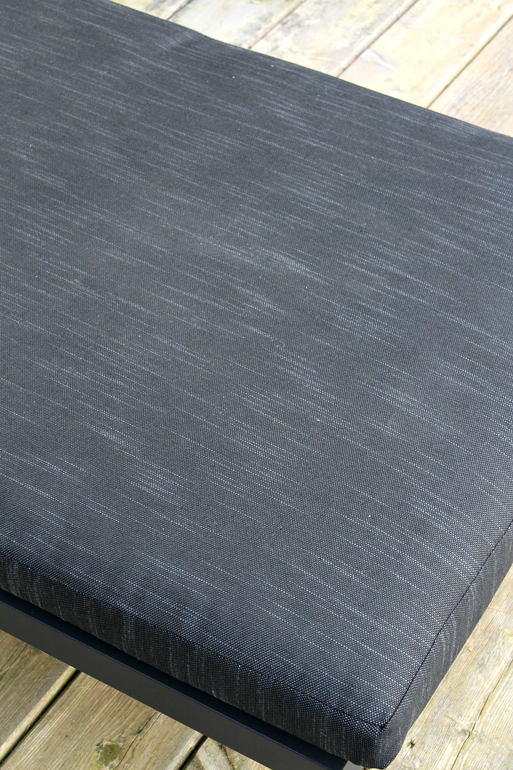 Dark Grey Patio Lounger Cushion