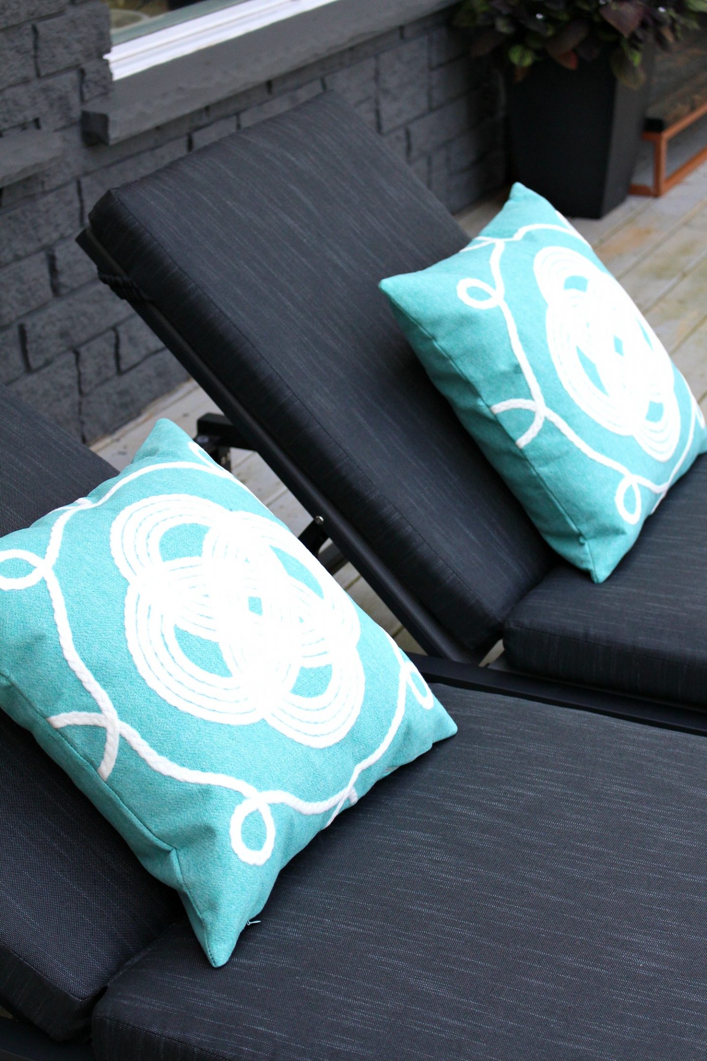 Turquoise Nautical Pillows