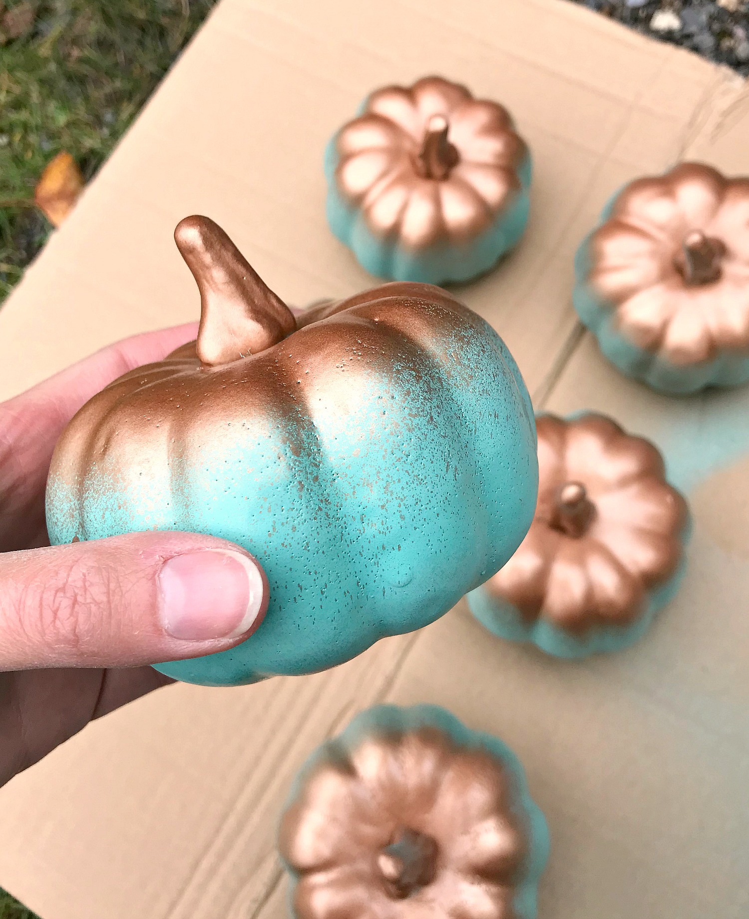 gradient pumpkins