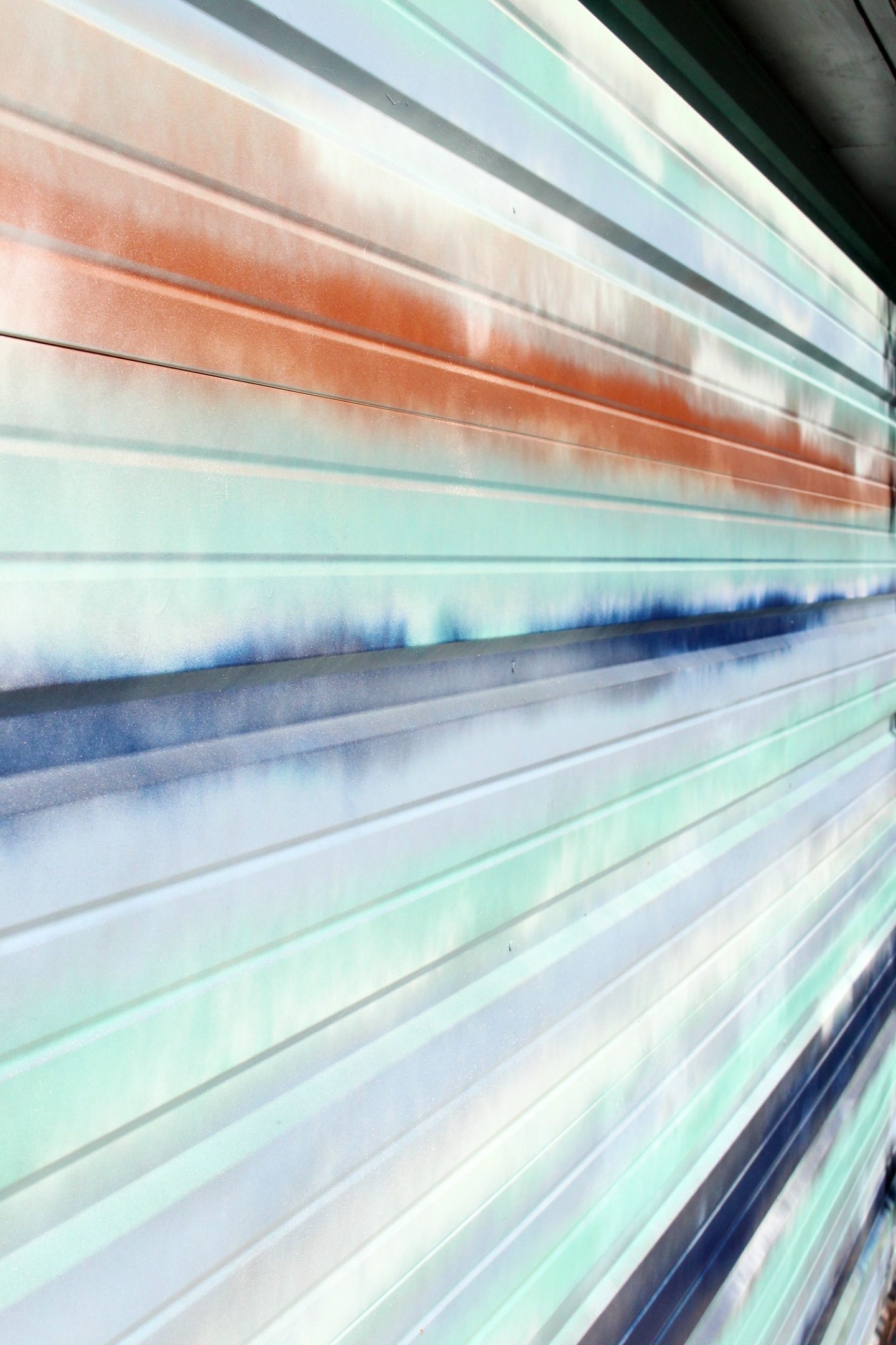 DIY Garage Door Mural