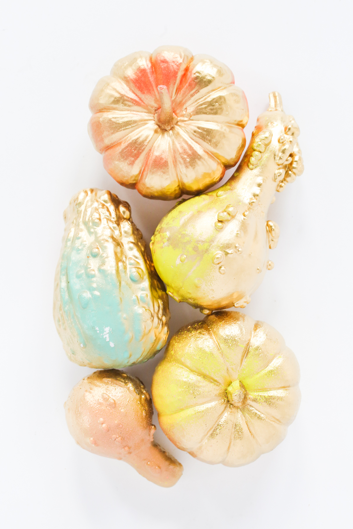 gold pumpkins