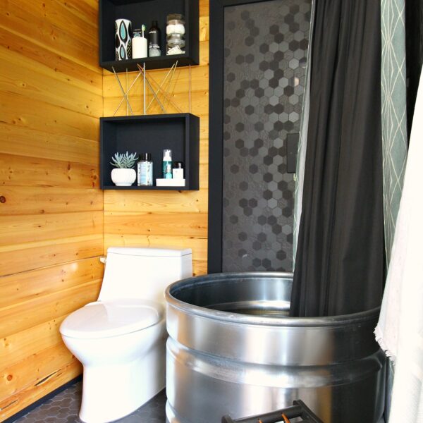 DIY STOCK TANK SHOWER