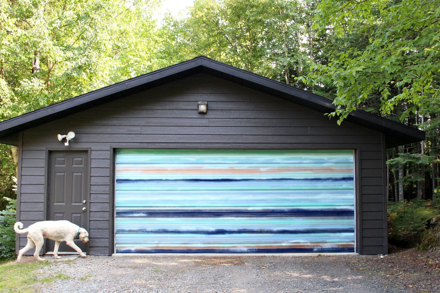 New Copper Outdoor Lights Garage Makeover Before After Dans