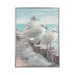 BEACHY SEAGULL ART