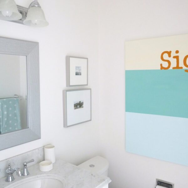 EASY DIY TEXT PAINTING