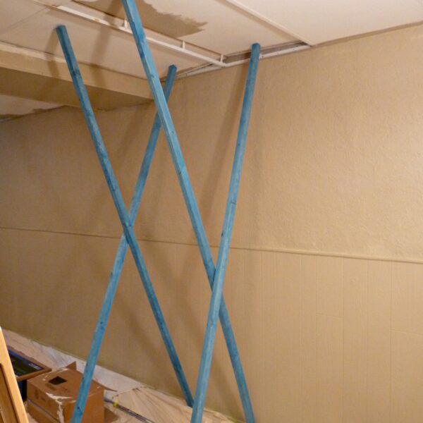 HOW TO PAINT DROP CEILING YOU CAN'T REMOVE