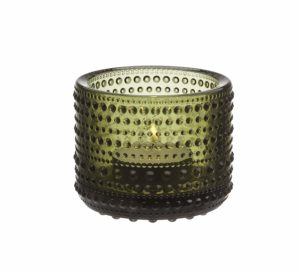 IITTALA MOSS GREEN CANDLE HOLDER