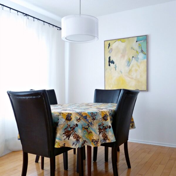 OVAL TABLECLOTH DIY TUTORIAL