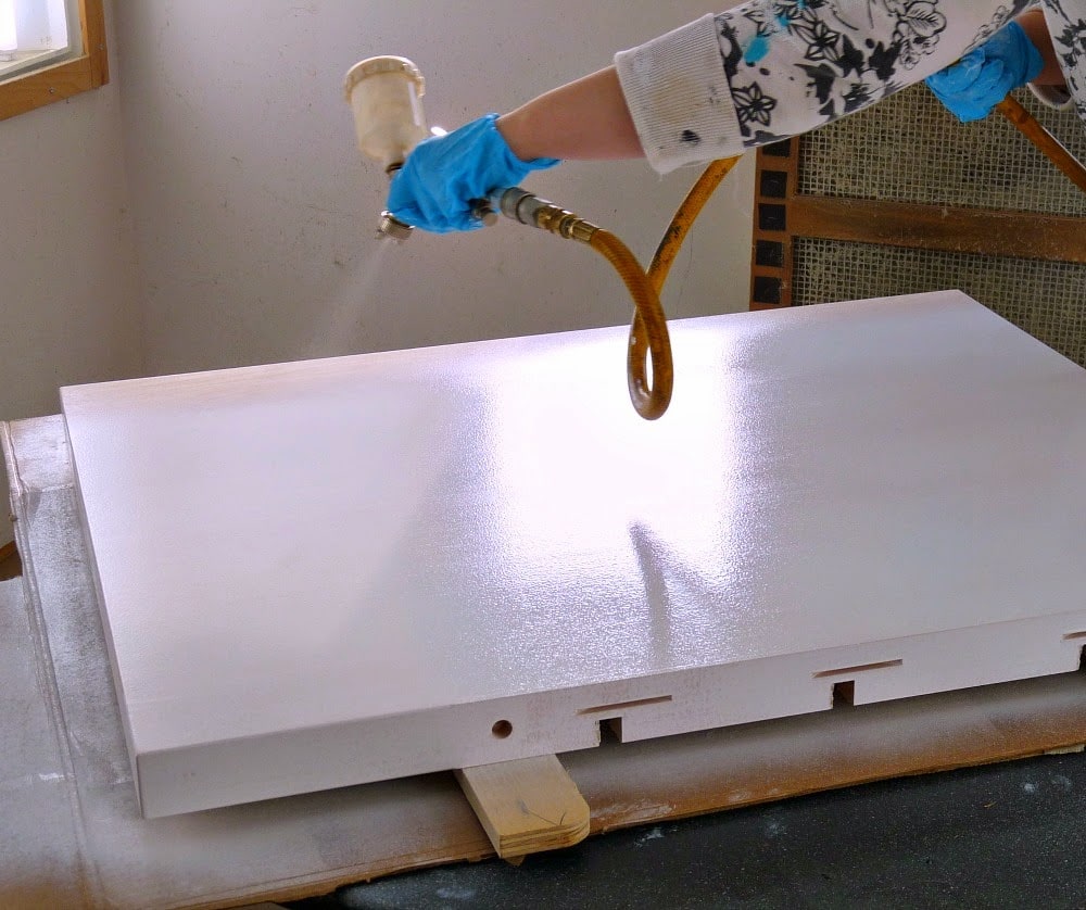 HOW TO APPLY STAIN WITH A SPRAYER
