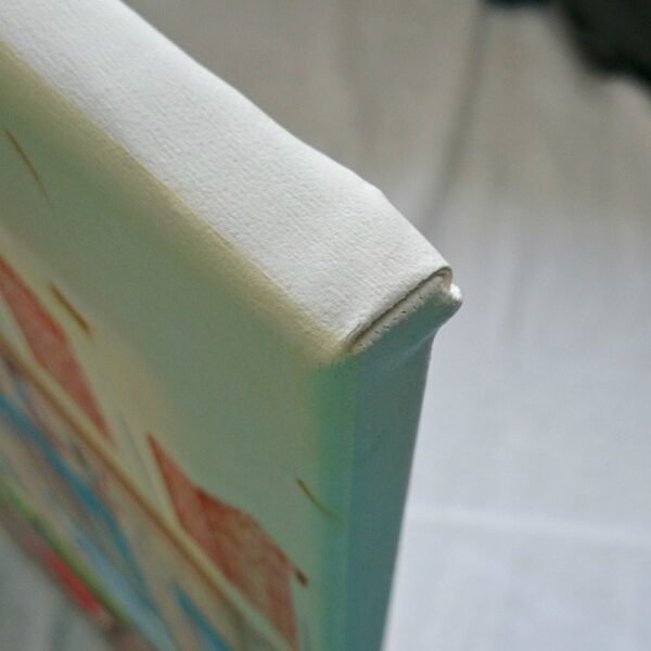 HOW TO STRETCH A PAINTED CANVAS