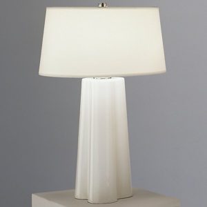 WHITE WAVY LAMP ROBBERT ABBEY