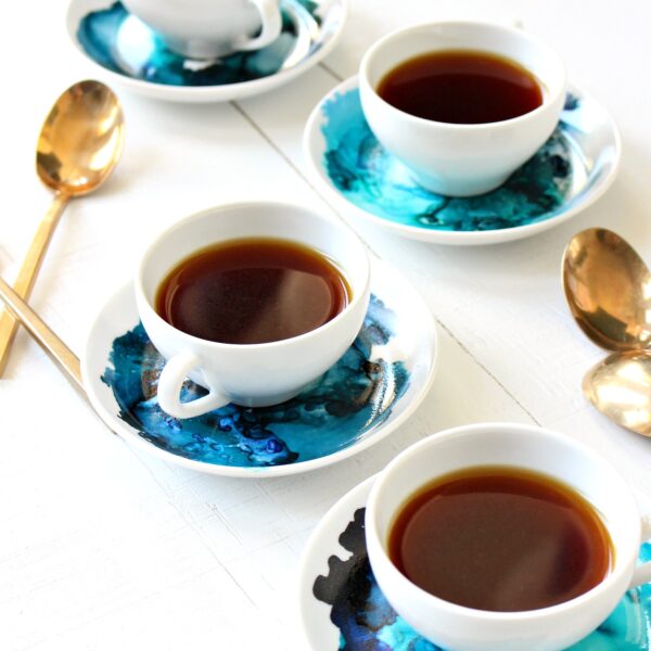 HOW TO USE ALCOHOL INK ON CHINA