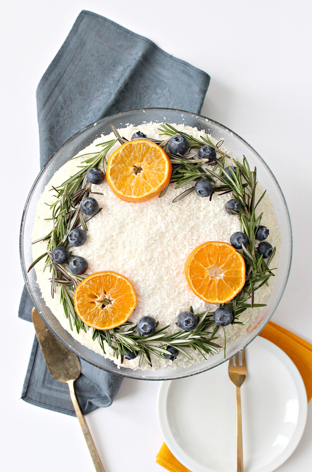 WREATH CAKE TOPPER