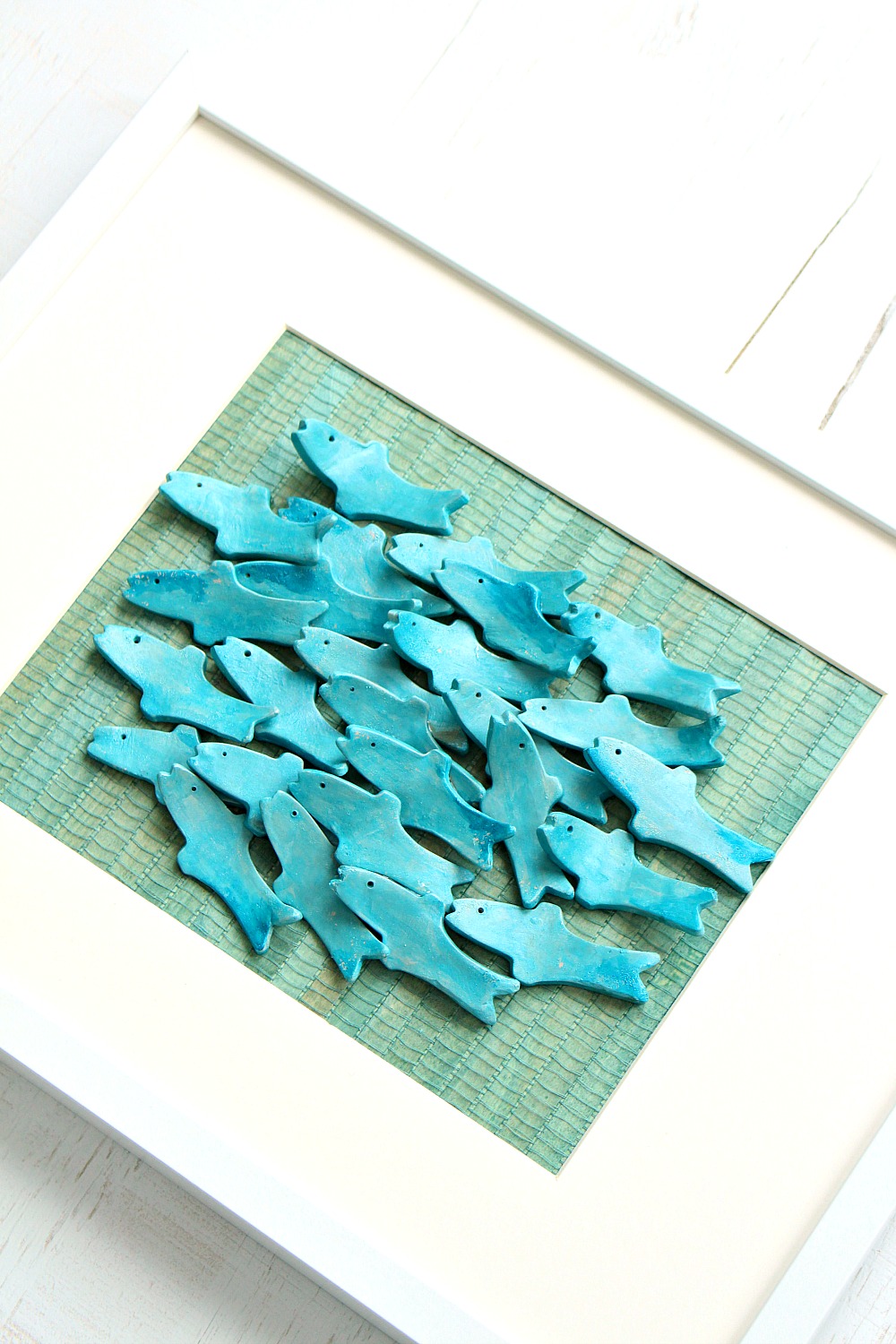 DIY CLAY FISH SCULPTURAL ART