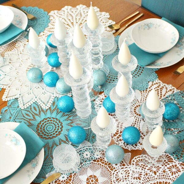 WINTRY TABLESCAPE IDEA
