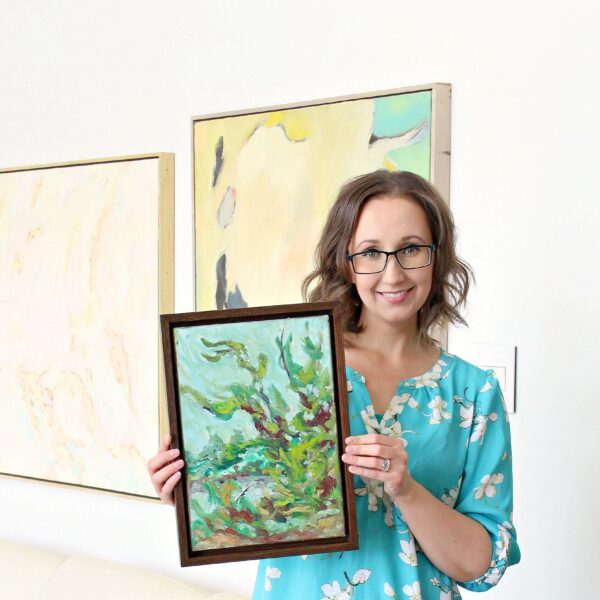 BUILD A FLOATING FRAME FOR CANVAS ART