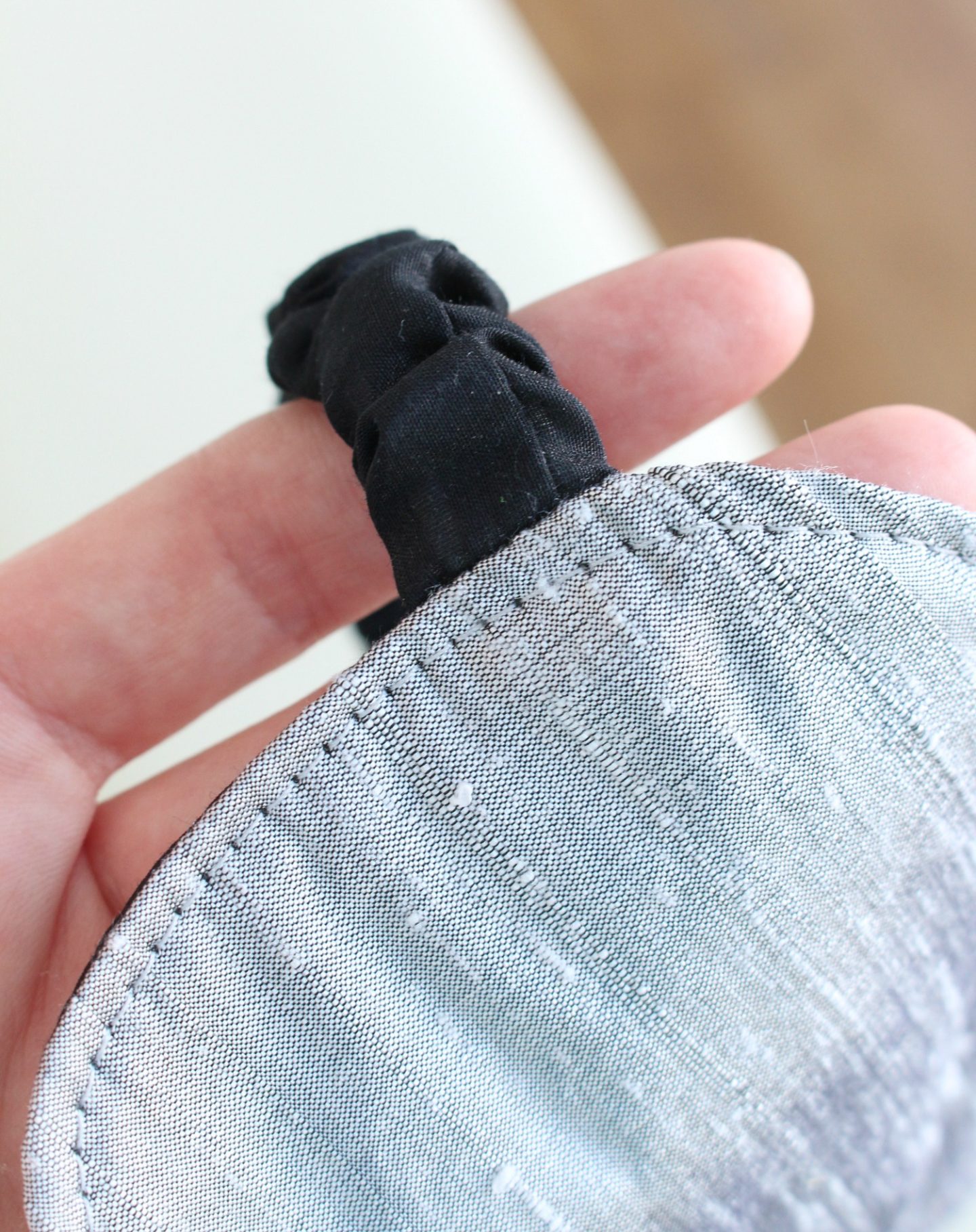 Learn How to Sew an Easy DIY Sleep Mask with Silk Fabric That's Gentle on Skin #sewing #sleepmask #sleep