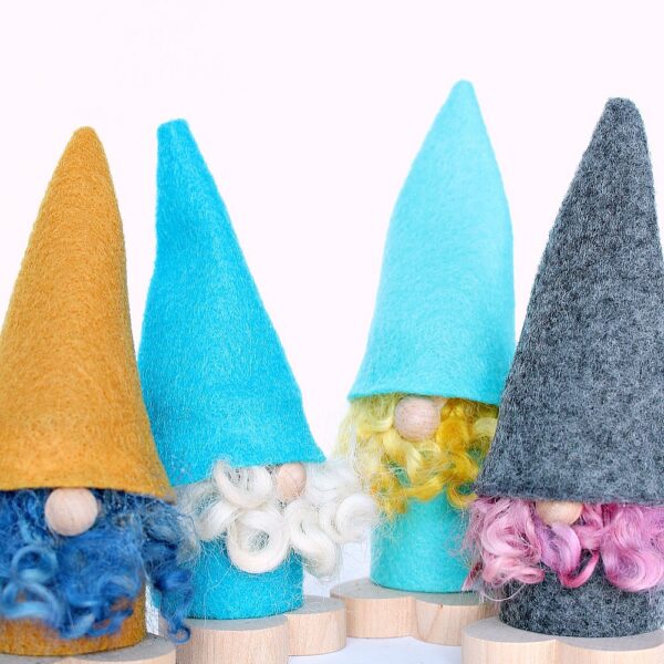 DIY FELT TOMTE GNOMES