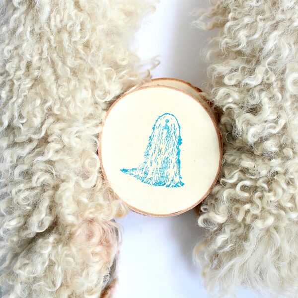 DIY STAMPED BIRCH SLICE COASTERS