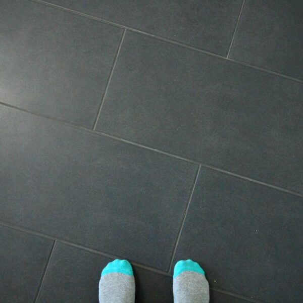LARGE CHARCHOAL FLOOR TILES