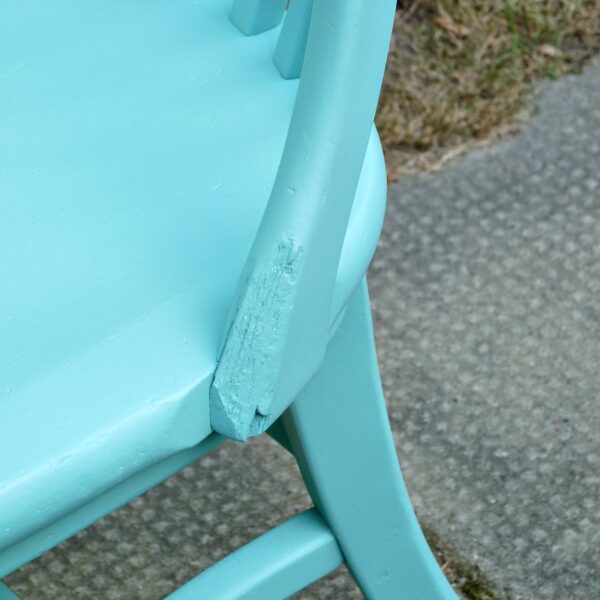 TURQUOISE CHAIR MAKEOVER