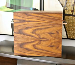 DIY WALNUT STORAGE BIN