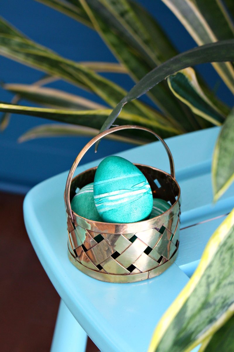 Rubber Band Easter Eggs | Last Minute Easter Egg Dyeing Idea