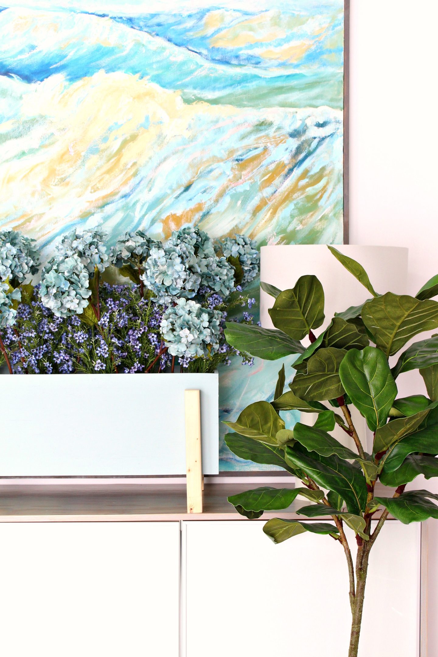 Realistic Faux Fiddle Leaf Fig Plant Shipped in Canada