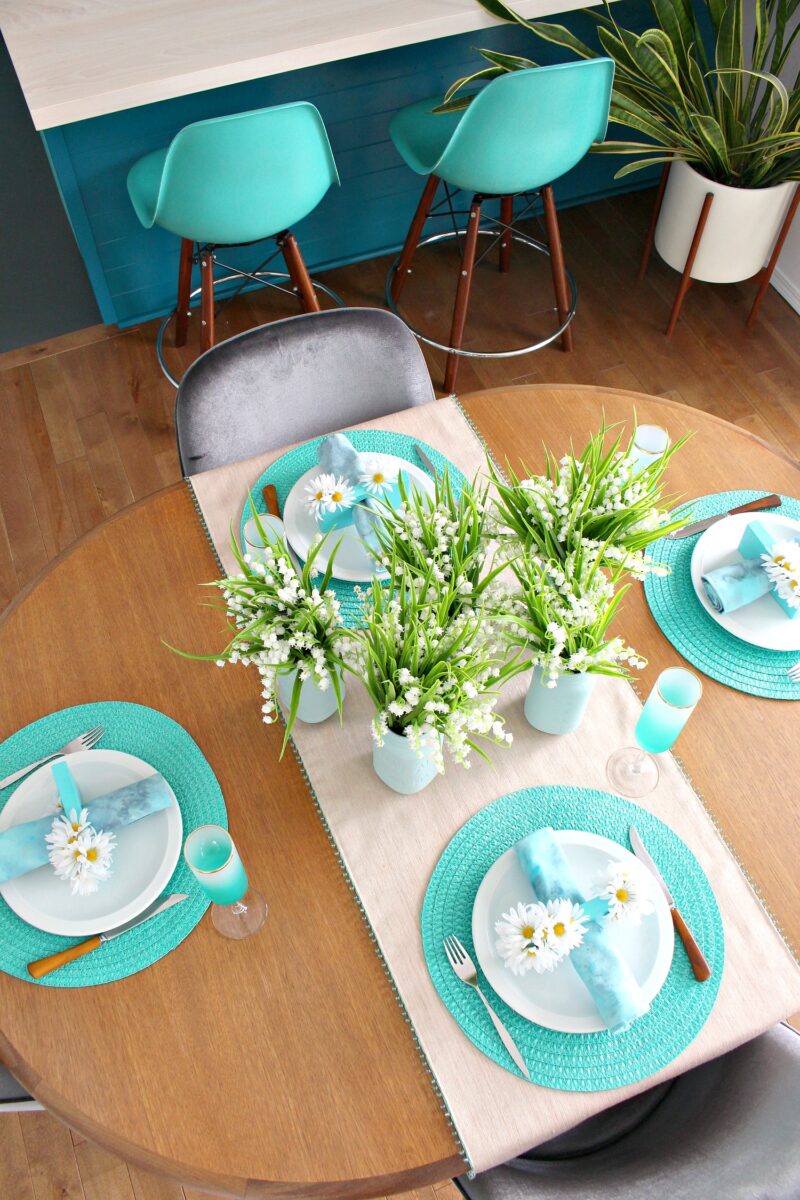 Easy Spring Tablescape + Dining Room Decor