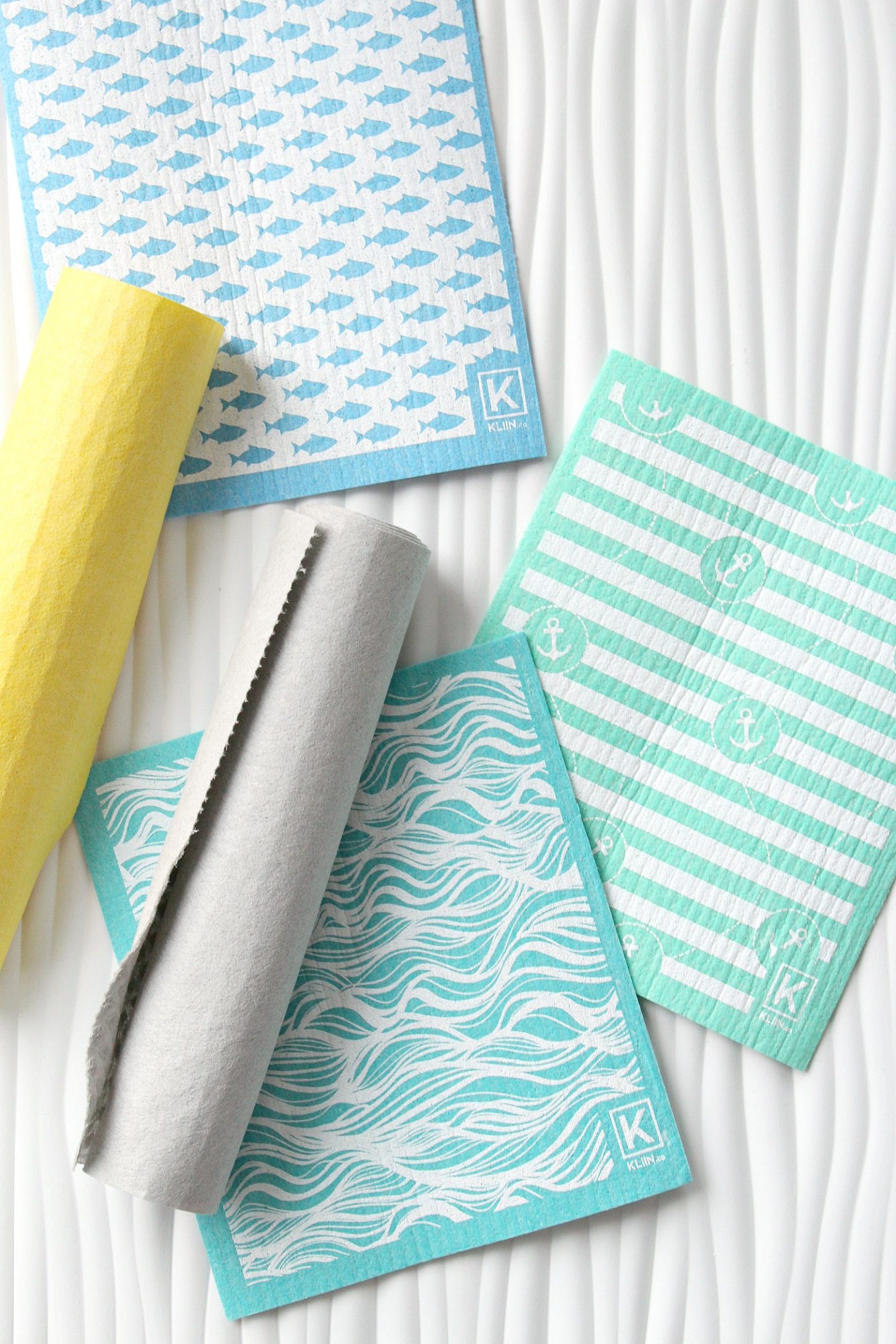 Bunkie Styling with KLIIN - The Best Paper Towel Alternative. Eco-friendly, Compostable Dish Cloths and Cleaning Cloths.