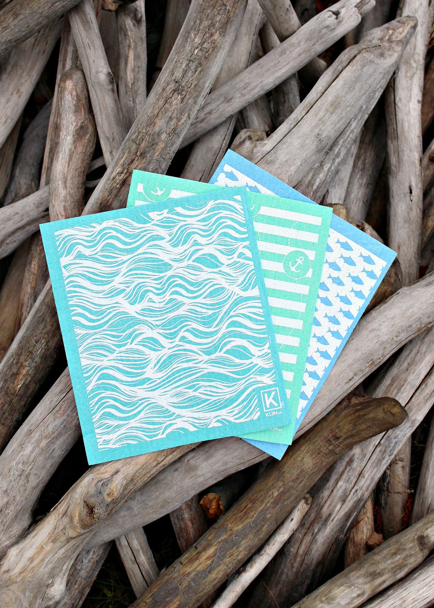 Bunkie Styling with KLIIN - The Best Paper Towel Alternative. Eco-friendly, Compostable Dish Cloths and Cleaning Cloths.