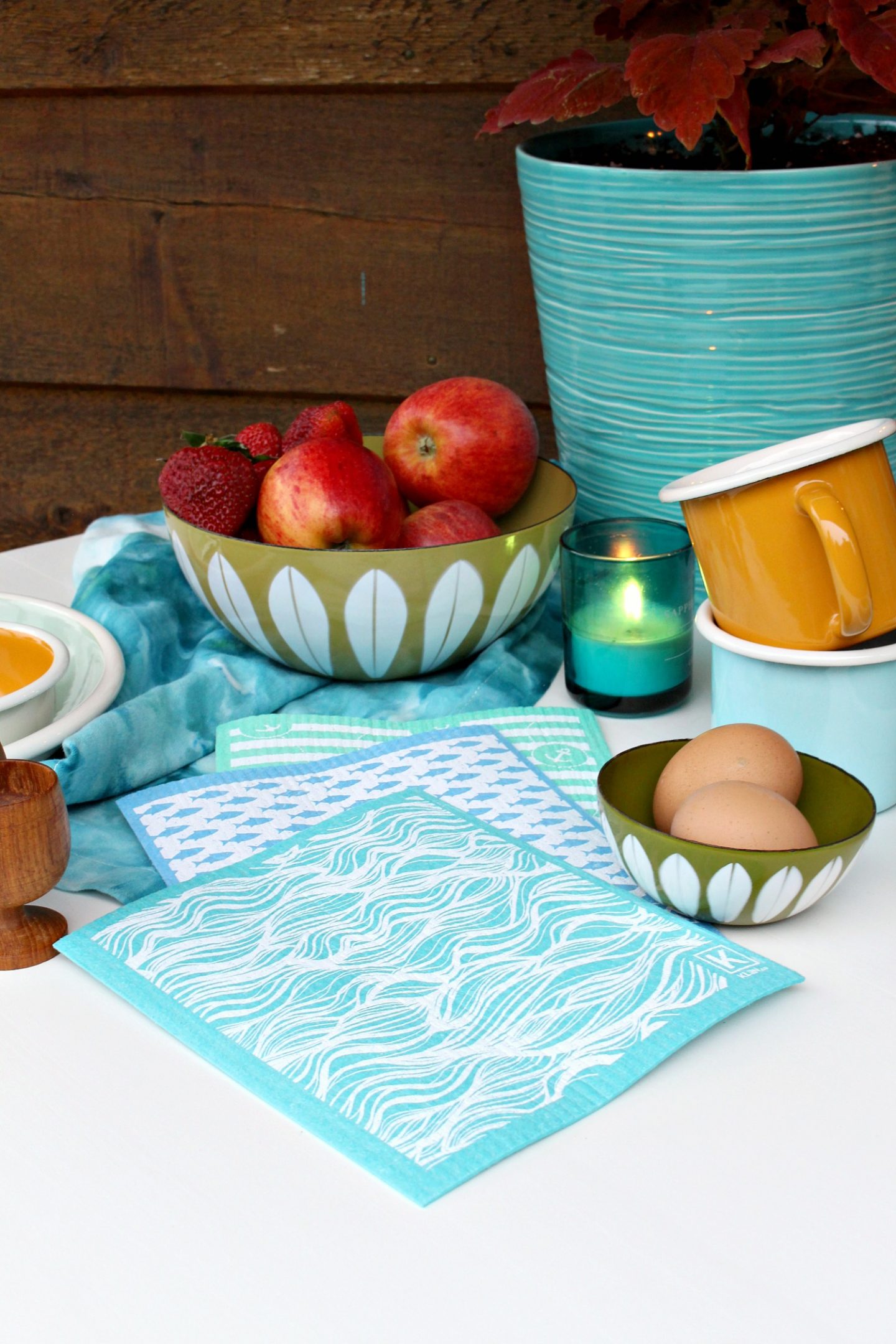 Bunkie Styling with KLIIN - The Best Paper Towel Alternative. Eco-friendly, Compostable Dish Cloths and Cleaning Cloths.