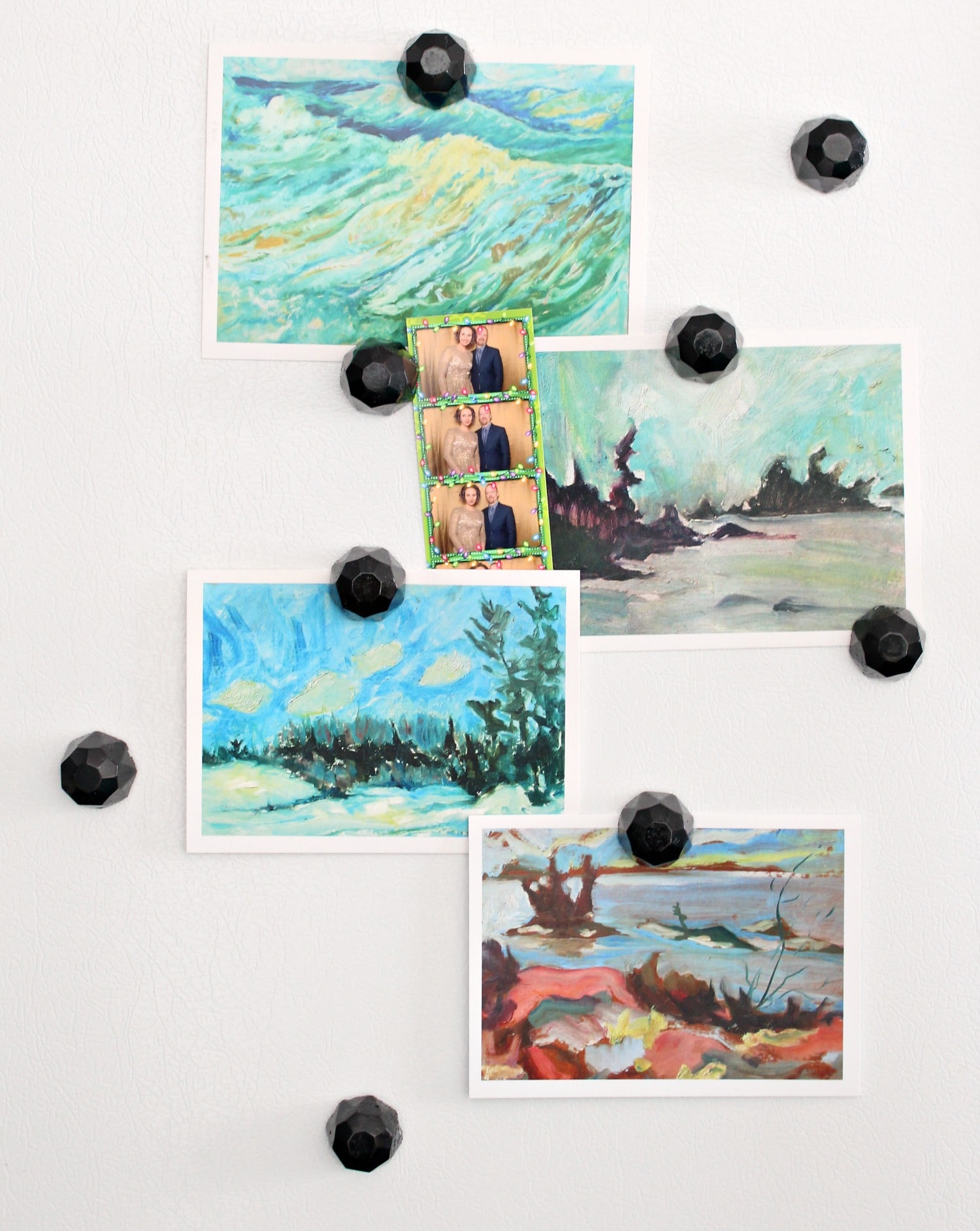 Faceted Gem DIY Resin Magnets | Coal for Stockings?