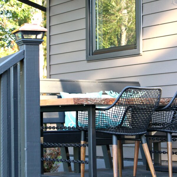DIY LIVE EDGE PATIO TABLE