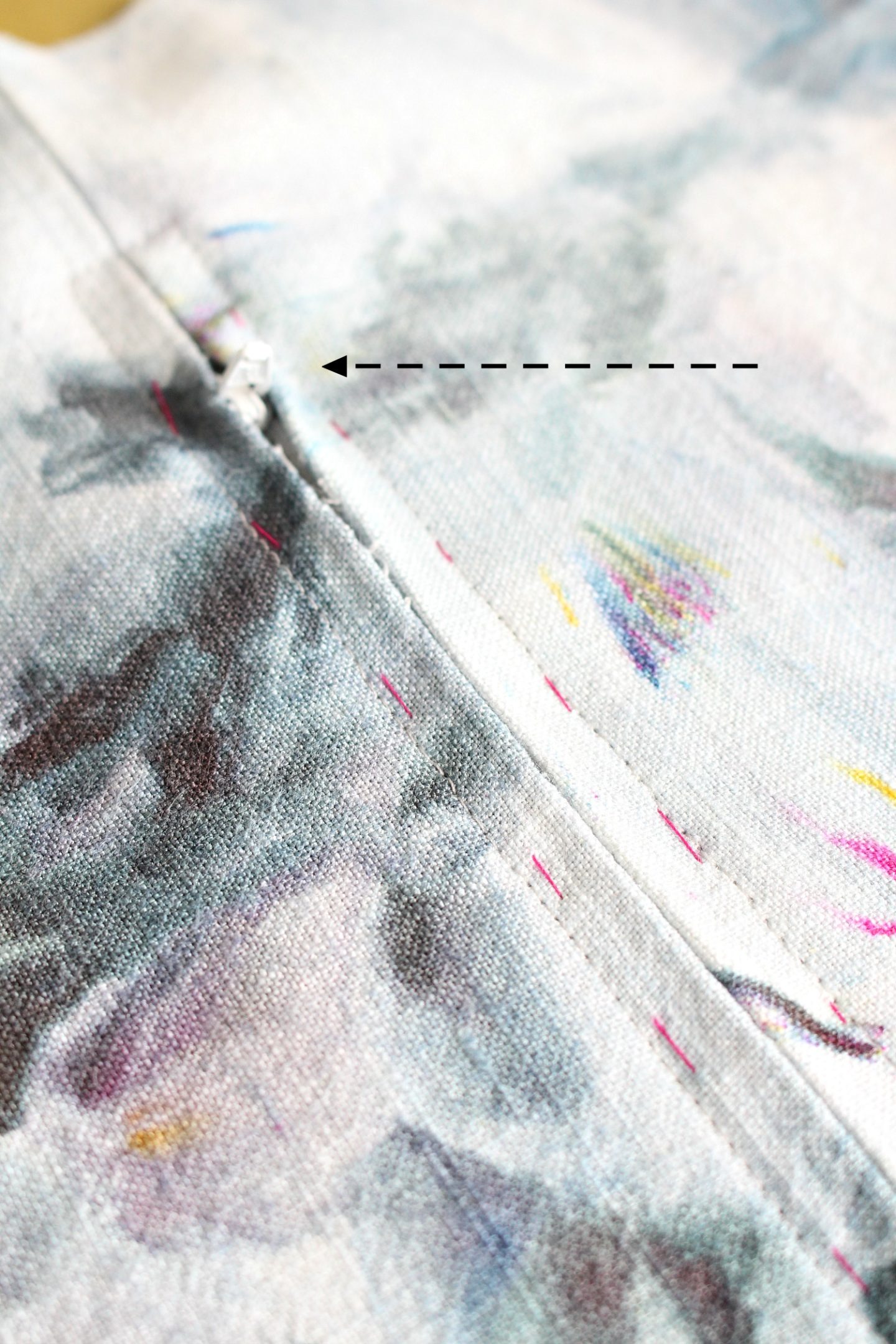 learn how to sew a throw pillow with zipper