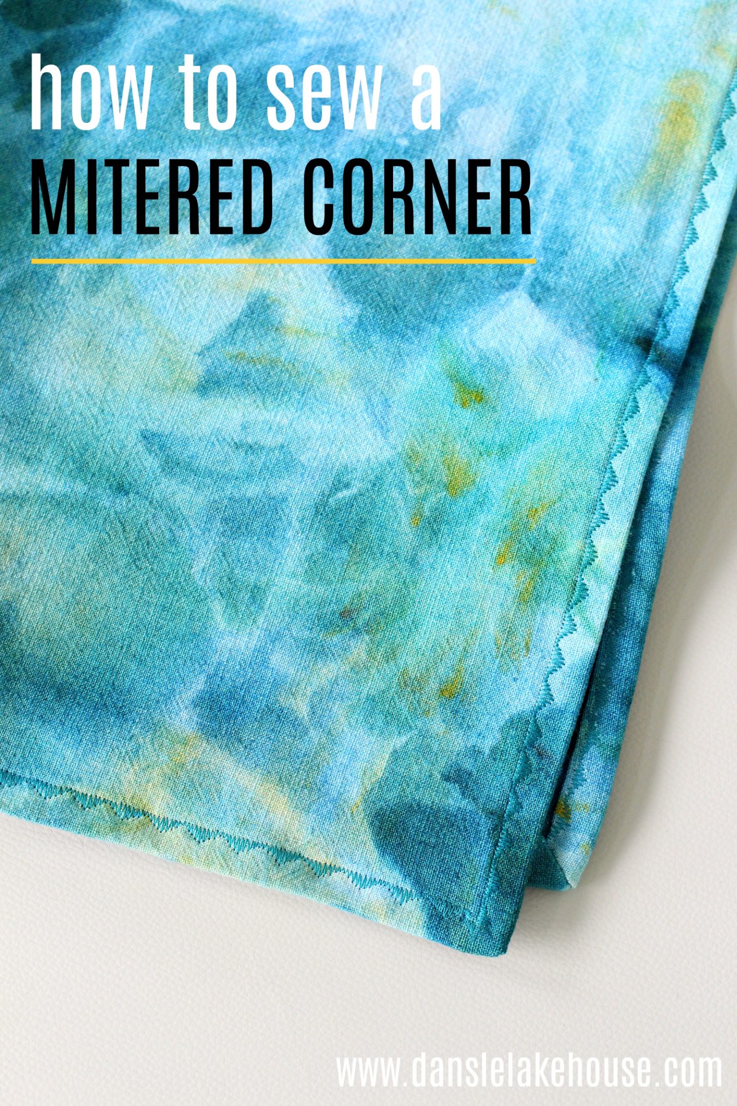 Easy DIY Tea Towel Sewing Tutorial